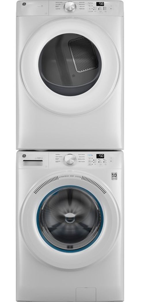 GE® SmartHQ™ 7.8 Cu. Ft. White Electric Dryer-5