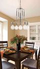 Cal® Lighting & Accessories Transformermetal Brushed Steel Chandelier-1