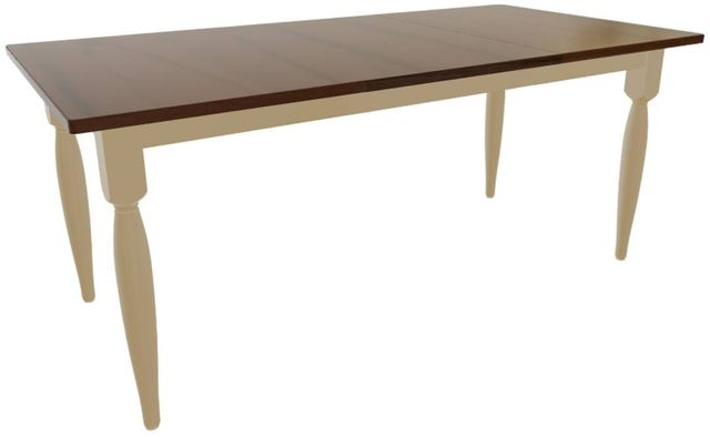 Mavin Customizable Rectangular Extendable Dining Table with 2 Leaves-0