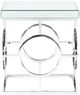 Elements International Pearl 2-Piece Chrome Occasional Table Set-4