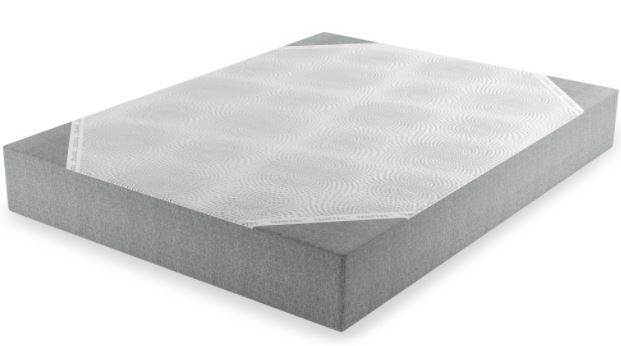 Glideaway® Awakenings Gray and Off-White 8” King Tranquil Memory Foam Mattress-0