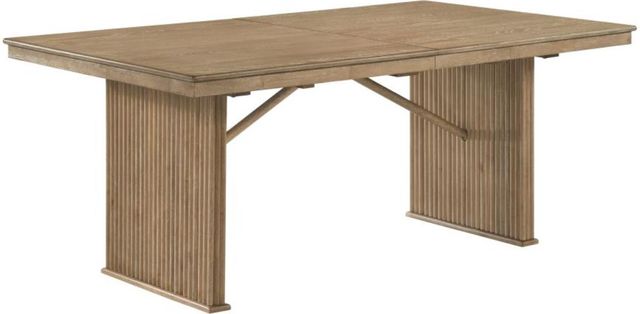 Coaster® Adina Distressed Light Brown Dining Table-0