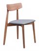 Zuo® Newman Walnut/Gray Dining Chair-0