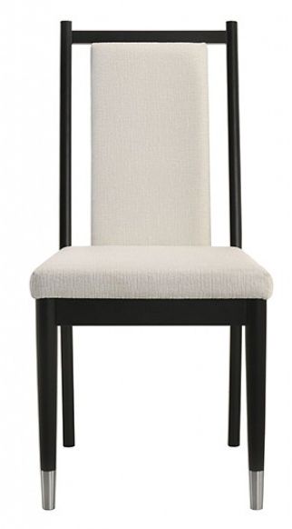 Furniture of America® Maidstone 2-Piece Black/White Side Chair-3