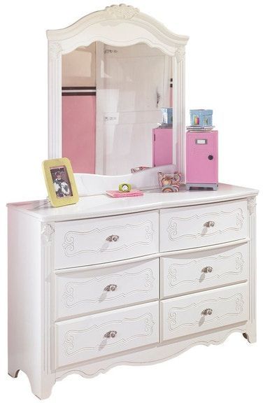 Signature Design by Ashley® Exquisite 2-Piece White Full Sleigh Bed Set-2