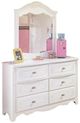 Signature Design by Ashley® Exquisite 2-Piece White Full Sleigh Bed Set-2