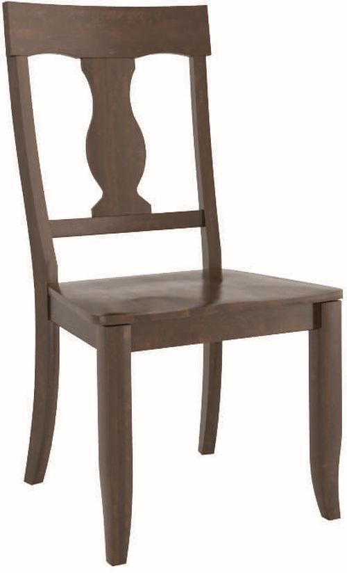 Canadel® Canadel Cognac Washed Wood Side Chair-0