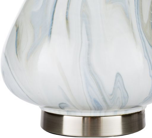 Surya Orleans Multi-Colored Marbled Table Lamp-1