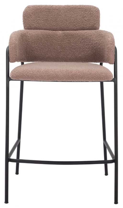 Zuo® Modern Marcel 2-Piece Black/Brown Counter Stool Set-1
