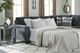Signature Design by Ashley® Abinger 2-Piece Smoke Right-Arm Facing Full Sofa Sleeper Sectional and Chaise-3
