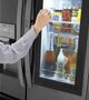 LG 36 in. 23.5 Cu. Ft. PrintProof™ Black Stainless Steel Counter Depth French Door Refrigerator-3