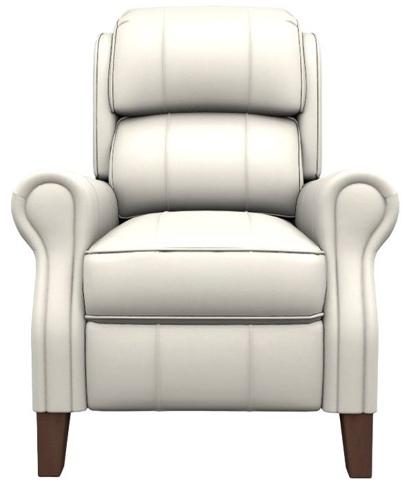Best® Home Furnishings Customizable Joanna Leather High Leg Recliner with Dark Walnut Legs-0