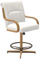 Chromcraft Customizable Denton Swivel Tilt Counter Height Dining Stool-4