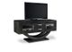 Handstone Contempo Pedestal 64” HDTV Cabinet with 2 Drawers and Glass Doors-0