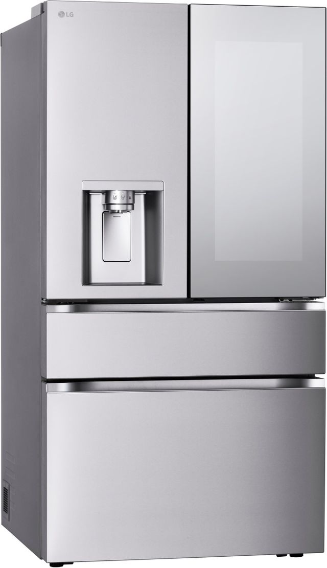 LG 36" 28.6 Cu. Ft. PrintProof™ Stainless Steel Standard Depth MAX 4-Door French Door Refrigerator with Craft Ice and Mini Craft Ice-3