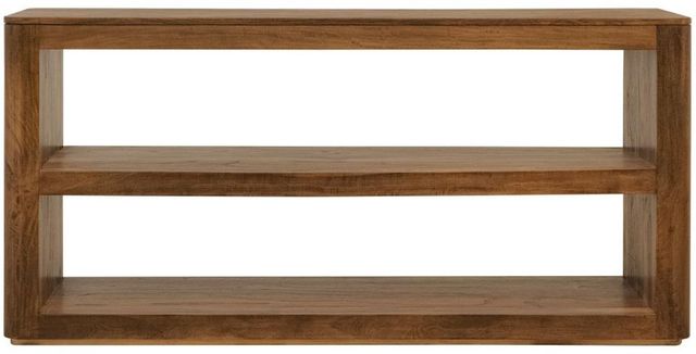 International Furniture Direct Balam Brown Sofa Table-2