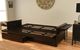 Kodiak Furniture Phoenix Espresso Queen Futon Frame with Storage-3