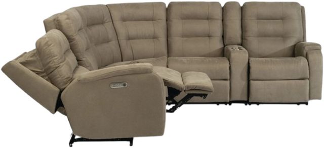 Flexsteel® Customizable Arlo 6-Piece Power Reclining Sectional with Power Headrests -1