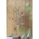 A & B Home 2-Piece Silver Wall Sculptures with Bird Accent Set-4