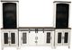 Million Dollar Rustic Village Weathered White Entertainment Center-0