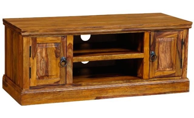 Jaipur Furniture Ganga Brown Medium Plazma TV Cabinet-0