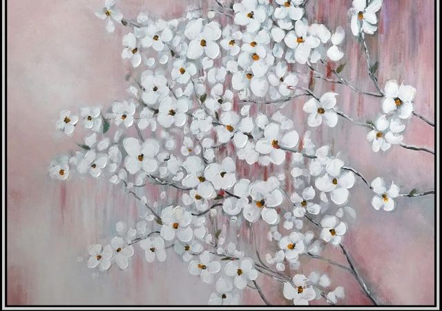 Classy Art Style 18 Hand Painted Textured Canvas with Foil Wall Art-1