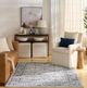 Nourison Home™ Dekor Gray Navy 5'x7' Style 1 Area Rug-1