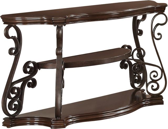 Coaster® Laney Deep Merlot Sofa Table-0