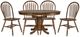 Liberty Furniture Carolina Crossing 5-Piece Antique Honey Pedestal Dining Set-0