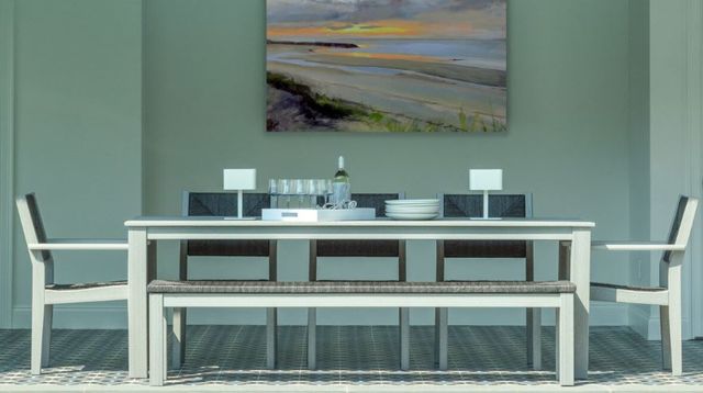 Seaside Casual Greenwich Slatted Dining Bench-1