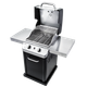 Char-Broil® Signature Series™ 2-Burner Black with Stainless Steel Freestanding Natural Gas Grill-4