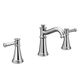 Moen® Belfield Chrome Two-Handle High Arc Bathroom Faucet-0