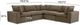TOV Furniture Cali 5-Piece Chocolate Brown Modular Sectional-2