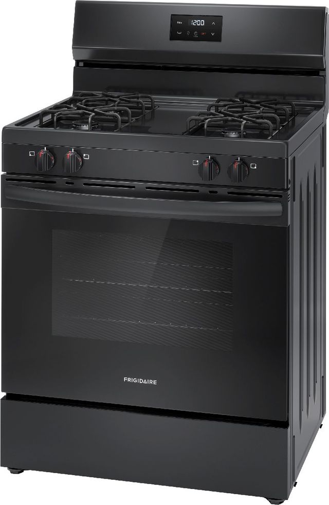 Frigidaire® 30" Black Freestanding Gas Range-1