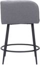 Zuo® Modern Horbat Gray Counter Stool-1