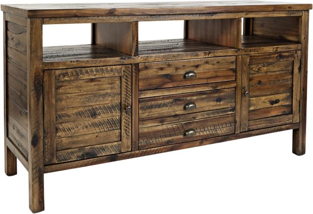 Jofran Inc. Artisan's Craft Dakota Oak 60" Media Console-0