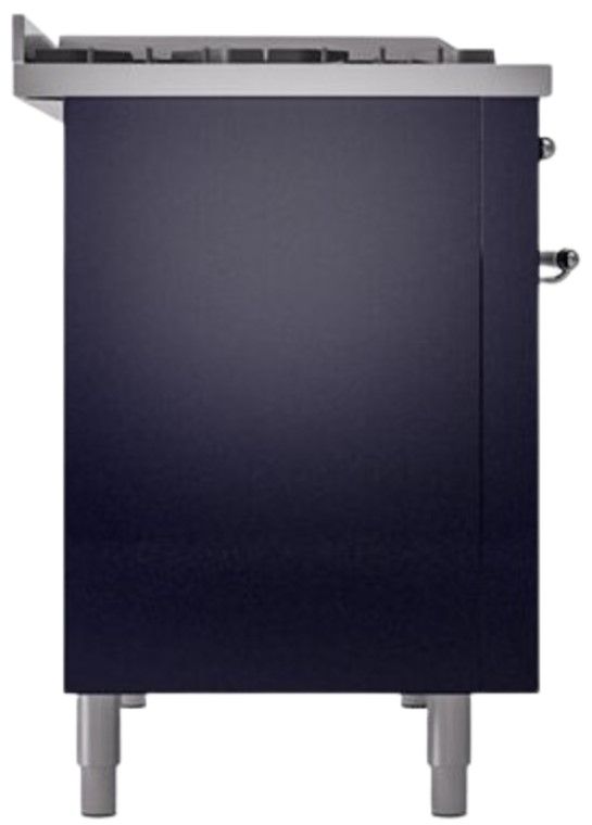 Ilve® Nostalgie II Series 48" Midnight Blue Pro Style Dual Fuel Range-2
