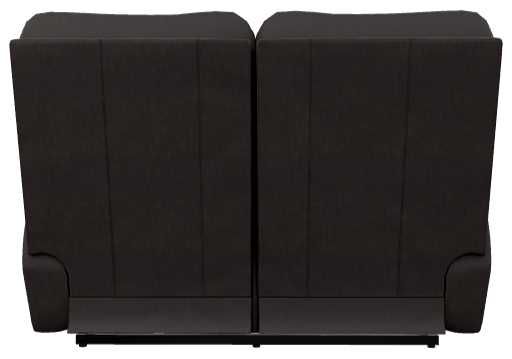 La-Z-Boy® Trouper Walnut Leather Manual Reclining Loveseat-3