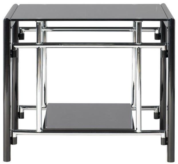 Powell® Black Glass Top Coffee Table 