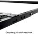 Malouf® Structures® Glide Universal Bed Frame-4