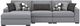 Benchcraft® Bealton 3-Piece Salt and Pepper Left-Arm Facing Sectional and Chaise-1
