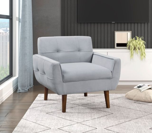 Homelegance® Meadow Gray Accent Chair-1