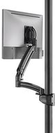 Chief® Kontour™ K1P Series Black Dynamic Pole Mount Reduced Height, 1 Monitor-0