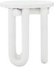 TOV Furniture Tildy White Concrete Indoor/Outdoor Side Table-3