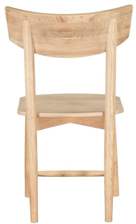 Home Trends & Design Calder Natural Oak Dining Chair-3