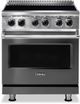 Viking® 5 Series 30" Damascus Gray Pro Style Induction Range-0