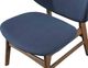 New Classic® Home Furnishings Alder Blue/Walnut Upholstered Lounge Chair-5