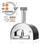 Fontana Forni Napoli 31" Gray Pizza Oven -3