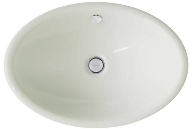 Kohler Iron Plains® Dune 20.75" Oval Vessel Bathroom Sink-1
