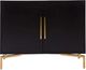 Decor-Rest® Furniture LTD Zita Matte Black Cabinet-1